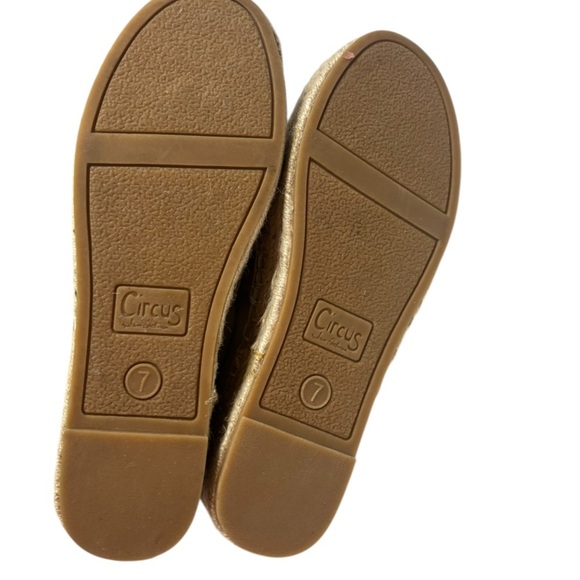 Circus by Sam Edelman Christina Silver Sparkle Slip on Espadrille Size 7 - Picture 8 of 10